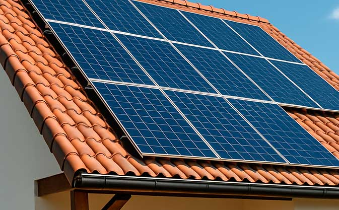 Placas solares en casas prefabricadas
