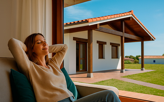 Cómo el diseño de una casa prefabricada influye en la salud física y mental